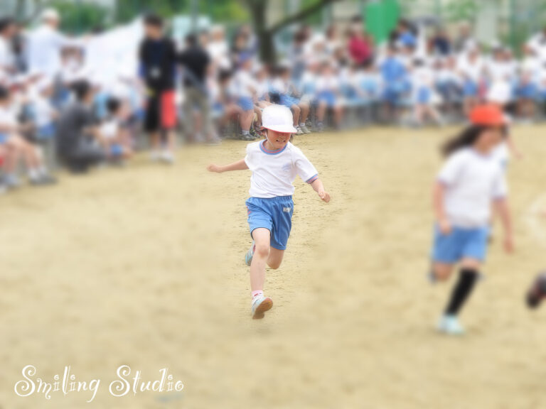 バランスの良い徒競走の撮り方